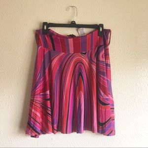 Vintage H&M Colorful Abstract Miniskirt